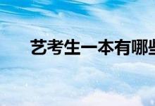 藝考生一本有哪些學(xué)校（哪個(gè)比較好）