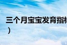 三個月寶寶發(fā)育指標表（三個月寶寶發(fā)育指標）