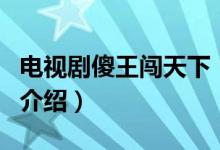 電視劇傻王闖天下(關(guān)于電視劇傻王闖天下的介紹)