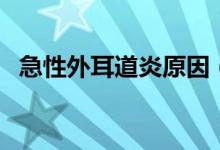 急性外耳道炎原因（急性外耳道炎嚴(yán)重嗎）