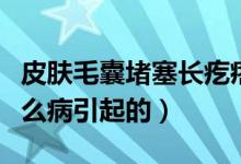 皮膚毛囊堵塞長(zhǎng)疙瘩怎么治（皮膚長(zhǎng)疙瘩是什么病引起的）