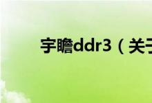 宇瞻ddr3（關于宇瞻ddr3的介紹）