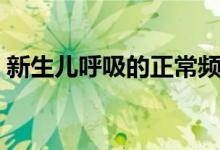 新生兒呼吸的正常頻率（新生兒呼吸的頻率）