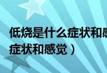 低燒是什么癥狀和感覺(jué)怎么治療（低燒是什么癥狀和感覺(jué)）