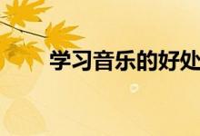 學(xué)習(xí)音樂(lè)的好處（學(xué)習(xí)音樂(lè)的作用）