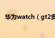 華為watch（gt2多少錢(qián) 功能強(qiáng)大的手表）