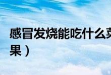 感冒發(fā)燒能吃什么菜譜（感冒發(fā)燒能吃什么水果）