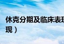 休克分期及臨床表現(xiàn)表格（休克分期及臨床表現(xiàn)）