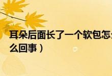 耳朵后面長(zhǎng)了一個(gè)軟包怎么消除（耳朵后面長(zhǎng)了一個(gè)軟包怎么回事）