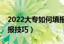2022大專(zhuān)如何填報(bào)志愿（專(zhuān)科生高考志愿填報(bào)技巧）