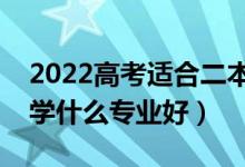 2022高考適合二本的專業(yè)有哪些（二本考生學(xué)什么專業(yè)好）