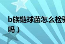 b族鏈球菌怎么檢驗（b族鏈球菌怎么檢查疼嗎）
