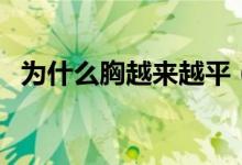 為什么胸越來越平（為什么胸越來越小了）