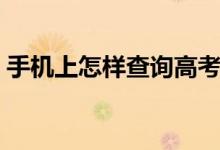 手機上怎樣查詢高考錄取結(jié)果（有什么方法）