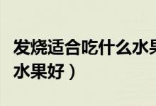 發(fā)燒適合吃什么水果有好處（發(fā)燒適合吃什么水果好）