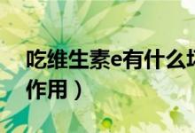 吃維生素e有什么壞處呢（吃維生素e有什么作用）