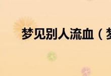 夢見別人流血（夢見別人流血的意思）