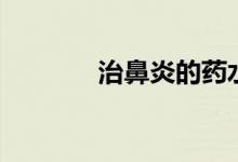 治鼻炎的藥水（治鼻炎的藥）