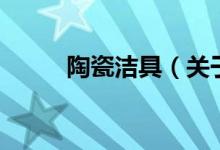 陶瓷潔具（關(guān)于陶瓷潔具的介紹）