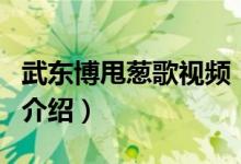武東博甩蔥歌視頻（關(guān)于武東博甩蔥歌視頻的介紹）