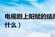 電視劇上陽賦的結(jié)局（電視劇上陽賦大結(jié)局是什么）