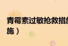 青霉素過敏搶救措施ppt（青霉素過敏搶救措施）