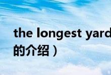 the longest yard（關(guān)于the longest yard的介紹）