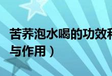 苦蕎泡水喝的功效和作用（苦蕎泡水喝的功效與作用）