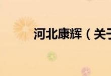 河北康輝（關(guān)于河北康輝的介紹）