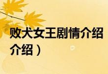 敗犬女王劇情介紹（關(guān)于敗犬女王劇情介紹的介紹）