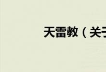 天雷教（關于天雷教的介紹）