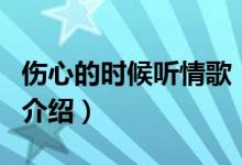 傷心的時候聽情歌（關(guān)于傷心的時候聽情歌的介紹）