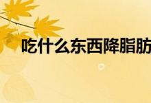 吃什么東西降脂肪肝（吃什么東西降火）