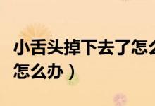 小舌頭掉下去了怎么弄上來（小舌頭掉下來要怎么辦）