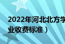 2022年河北北方學(xué)院學(xué)費多少錢（一年各專業(yè)收費標準）