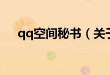 qq空間秘書（關(guān)于qq空間秘書的介紹）