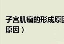 子宮肌瘤的形成原因和過(guò)程（子宮肌瘤的形成原因）
