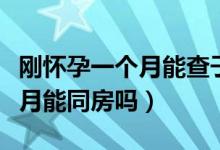 剛懷孕一個(gè)月能查子宮壁厚度嗎（剛懷孕一個(gè)月能同房嗎）