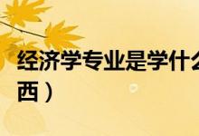 經(jīng)濟(jì)學(xué)專(zhuān)業(yè)是學(xué)什么（經(jīng)濟(jì)學(xué)專(zhuān)業(yè)是學(xué)什么東西）
