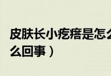 皮膚長小疙瘩是怎么回事（皮膚長小疙瘩是怎么回事）
