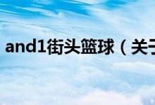 and1街頭籃球（關(guān)于and1街頭籃球的介紹）