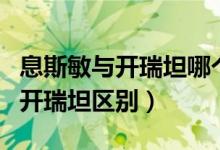 息斯敏與開瑞坦哪個(gè)抗過敏效果好（息斯敏與開瑞坦區(qū)別）