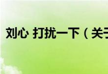 劉心 打擾一下（關(guān)于劉心 打擾一下的介紹）