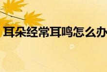 耳朵經(jīng)常耳鳴怎么辦（耳朵經(jīng)常耳鳴怎么辦）