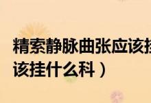 精索靜脈曲張應該掛哪一科（精索靜脈曲張應該掛什么科）