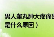 男人睪丸腫大疼痛是什么原因（睪丸腫大疼痛是什么原因）