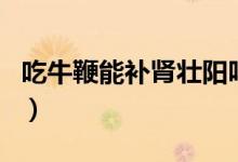 吃牛鞭能補腎壯陽嗎（牛鞭真的能補腎壯陽嗎）
