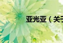 亞光亞（關(guān)于亞光亞的介紹）