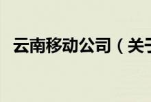 云南移動公司（關(guān)于云南移動公司的介紹）