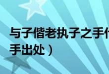 與子偕老執(zhí)子之手什么意思（與子偕老執(zhí)子之手出處）